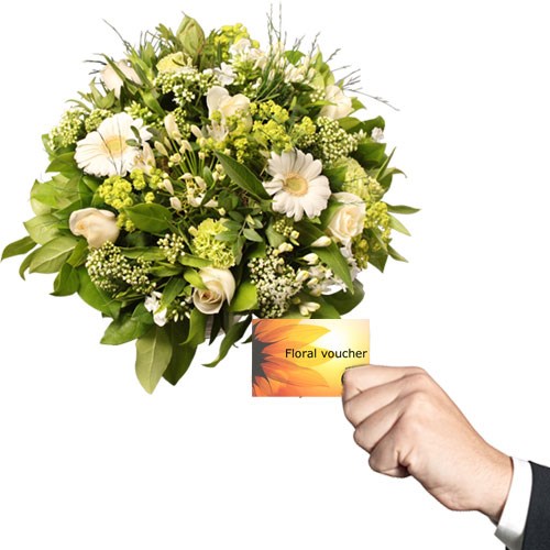 Bouquet with Floral voucher - 72H -