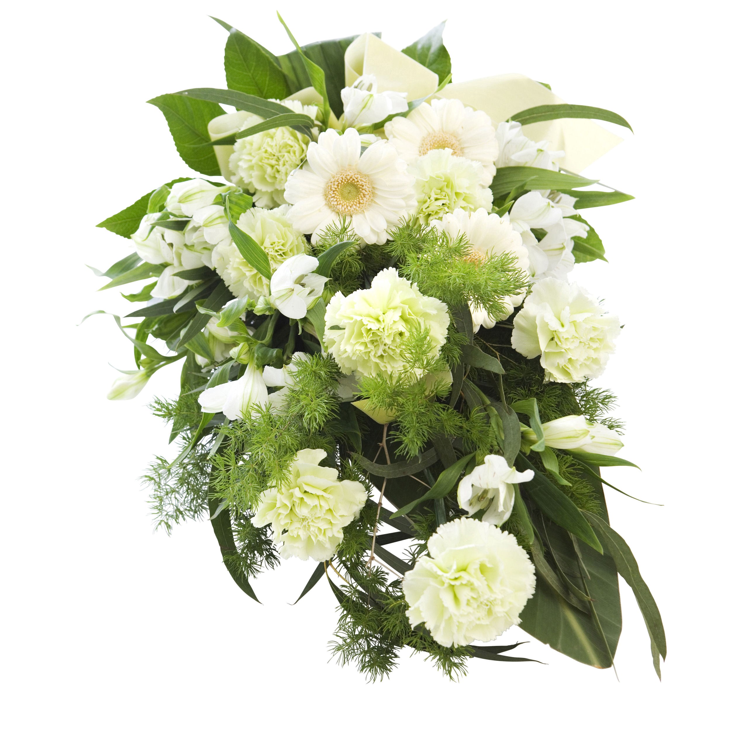 To your bright memory -funeral bouquet