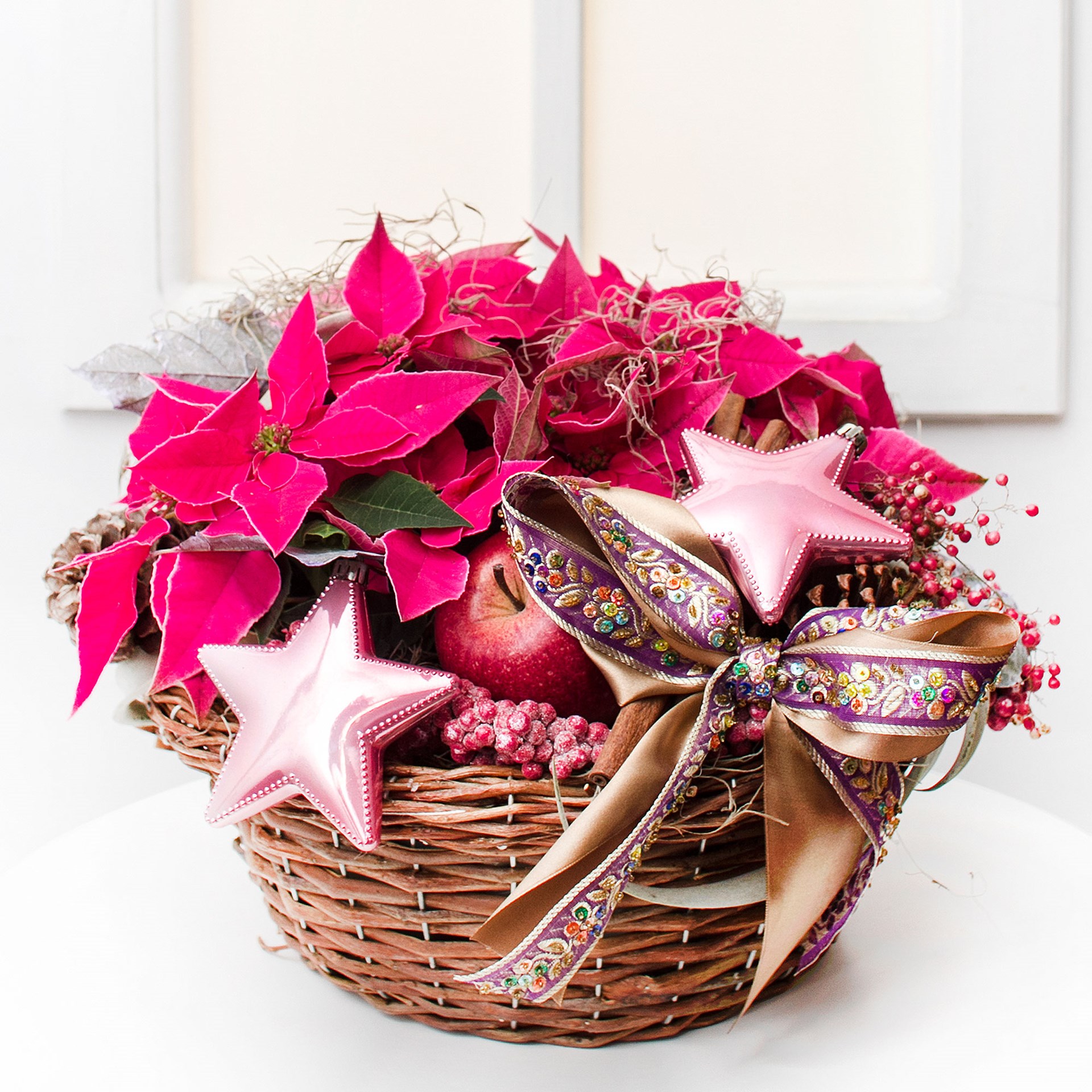 Beautiful Poinsettia Arrangement