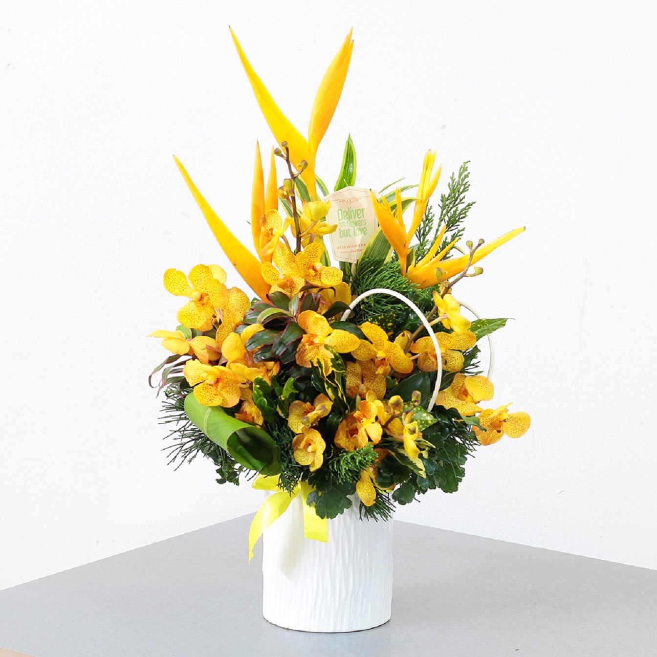 product image for Yellow Orchids and Tropicals
