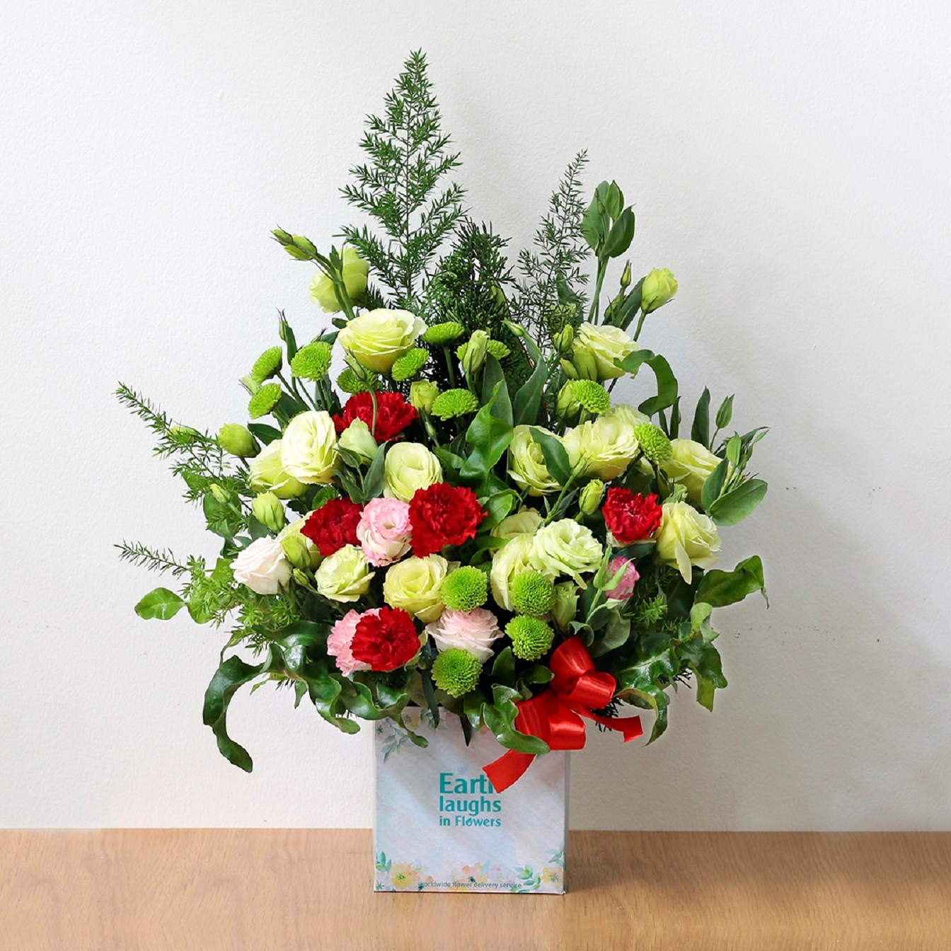 product image for Cream Green Red and Pink Arrangement