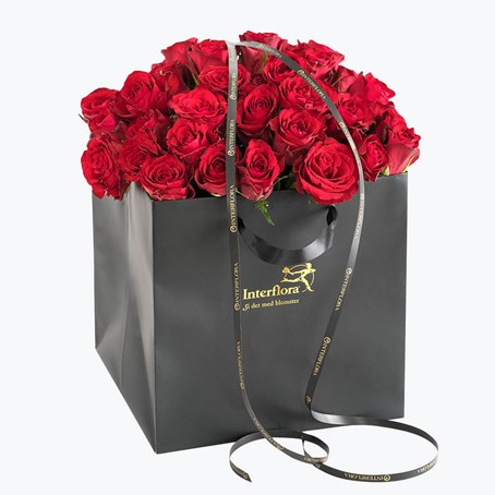 40 Red Roses In A Gift Bag 190863