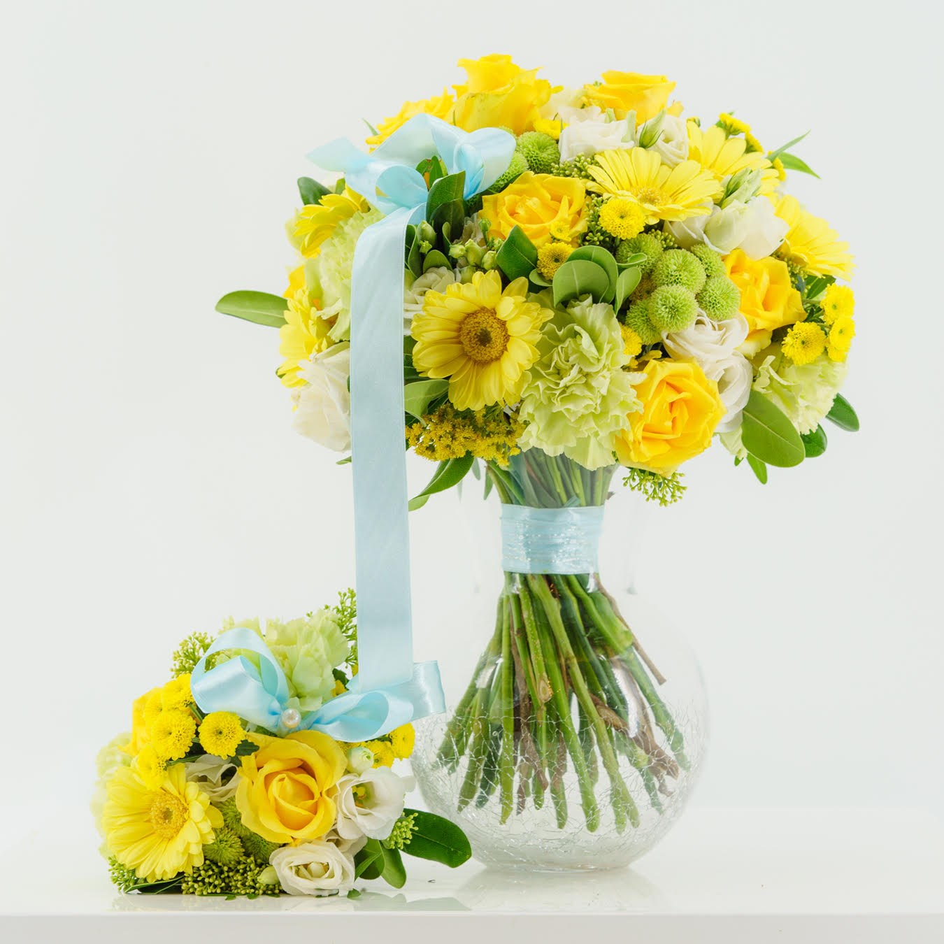 product image for Yellow Mom and Baby Bouquet