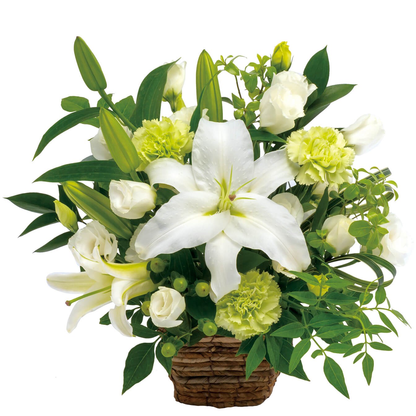 product image for Funeral arrangement in white and green