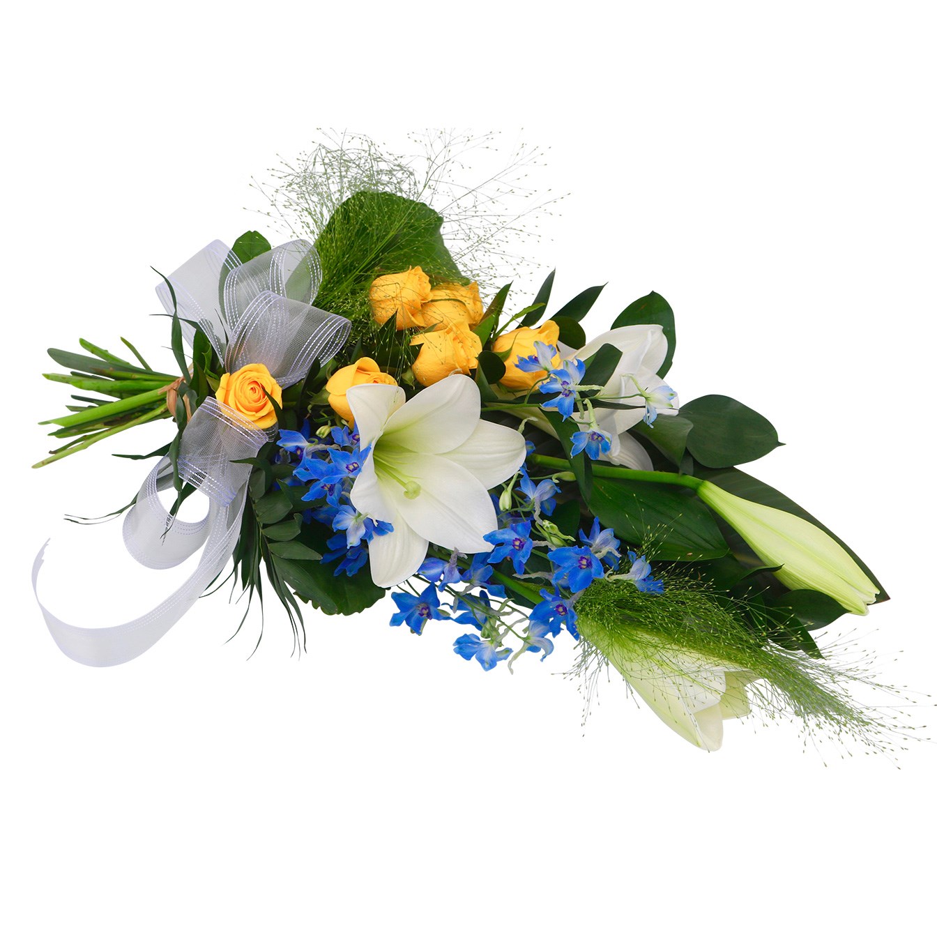 Silence has arrived -funeral bouquet