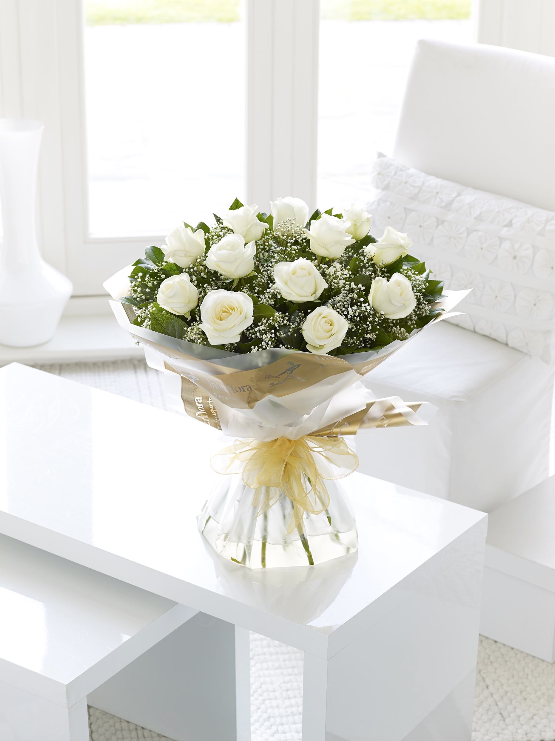 product image for White and Rose Hand Tied