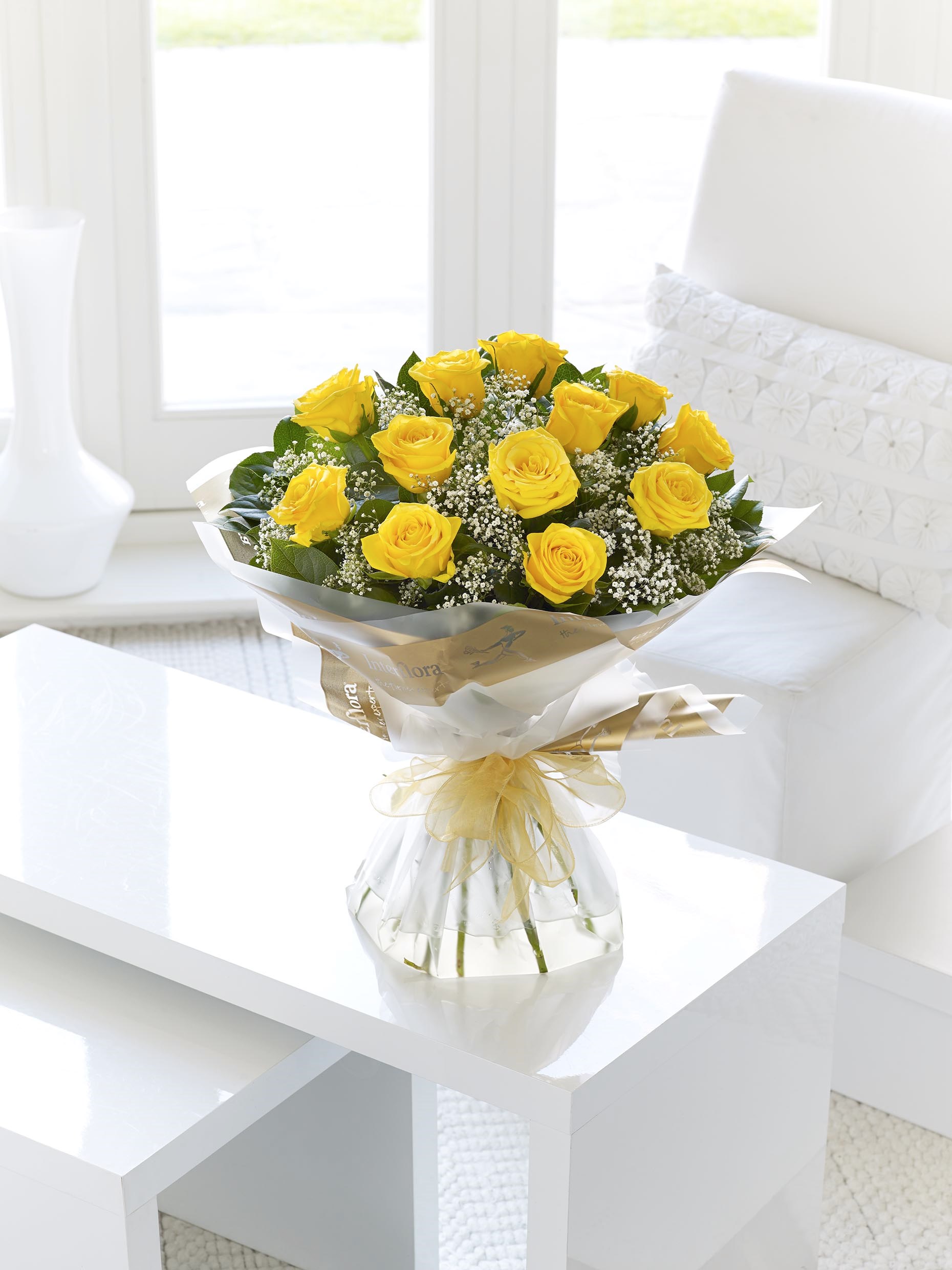 product image for Yellow & Rose Hand Tied