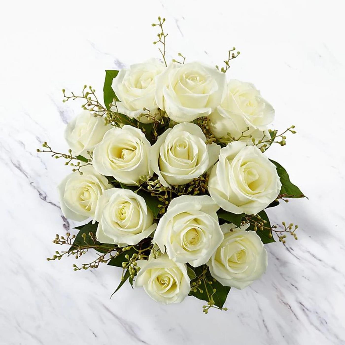 product image for 12 White Roses Bunch