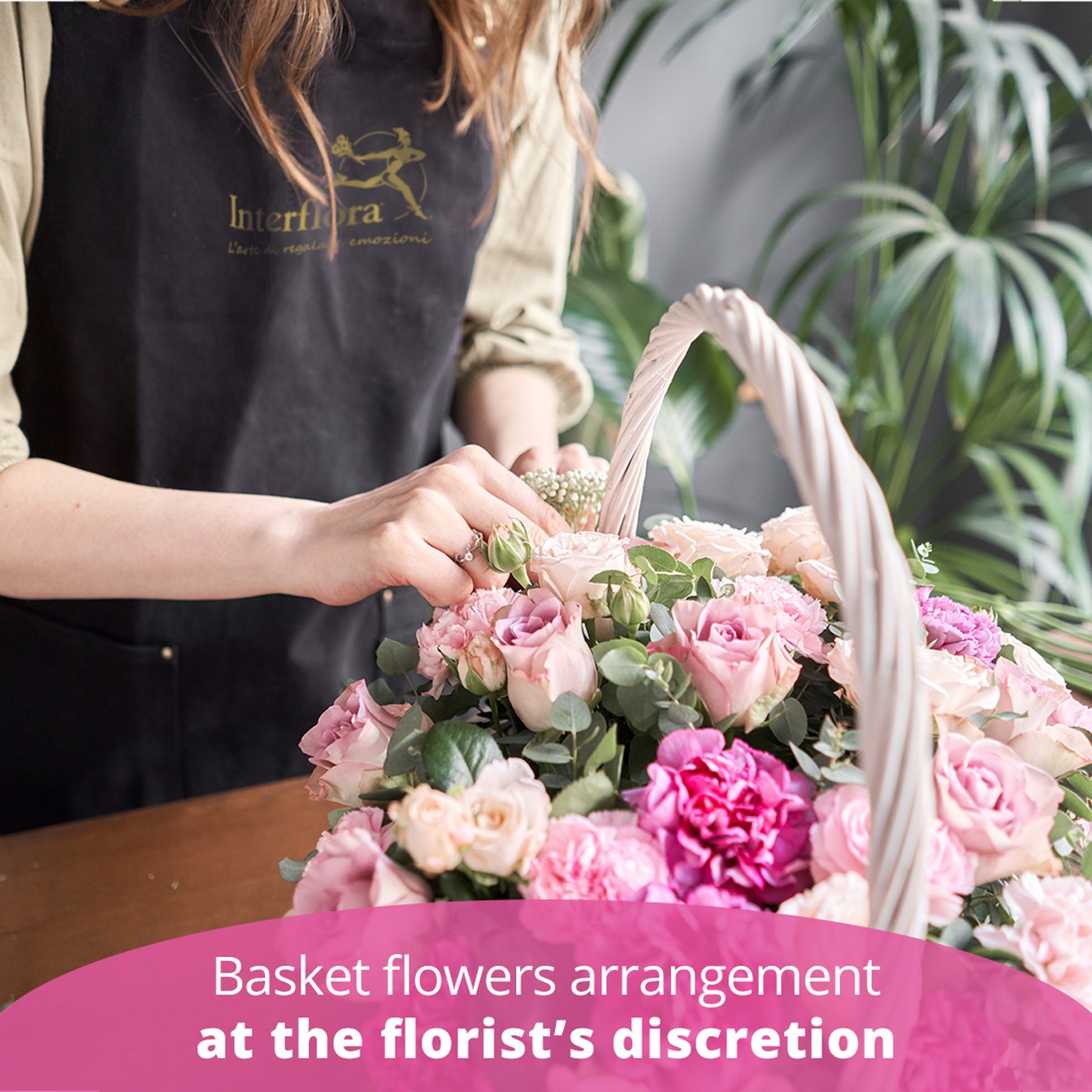 product image for Basket arrangement of flowers