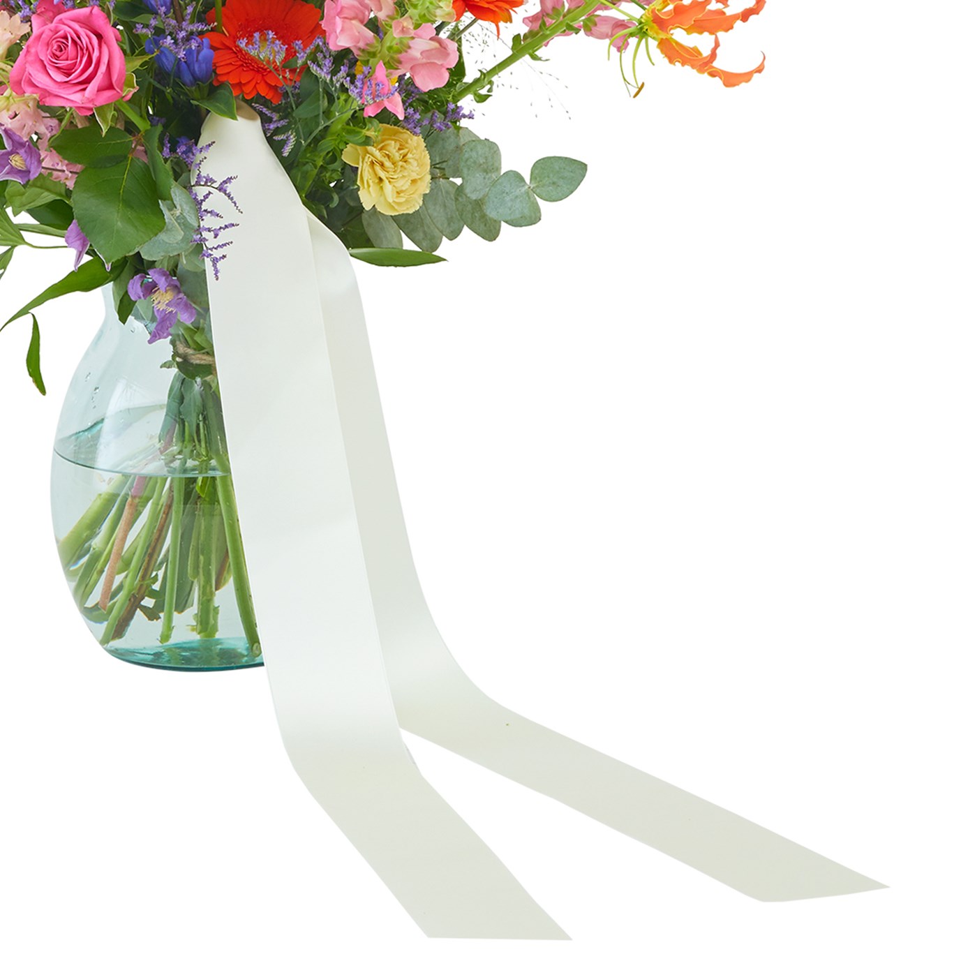 Funeral - Sympathy Bouquet with ribbon