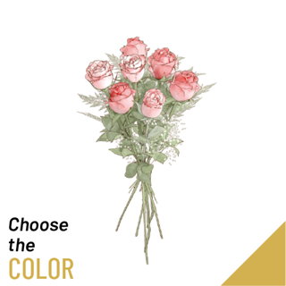7 roses long stemmed