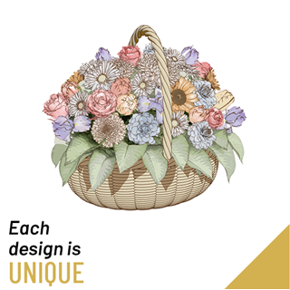 Basket of Seasonal Cut Flowers