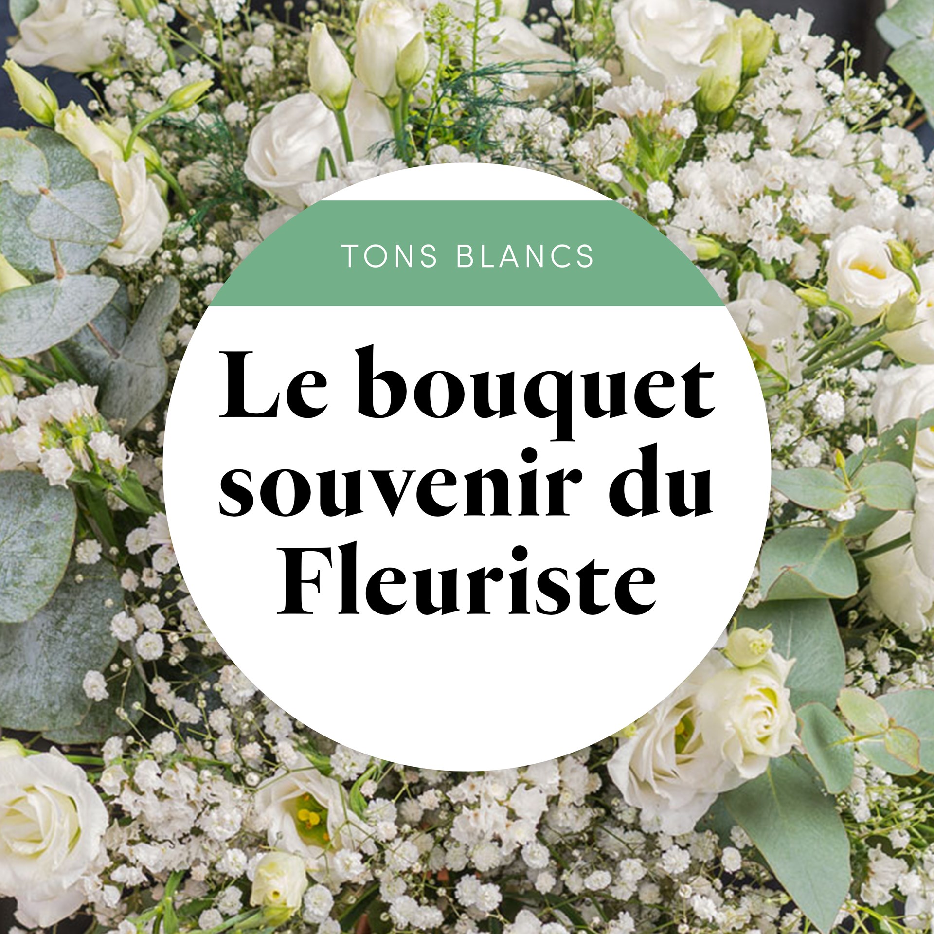 product image for Funeral florist bouquet - white