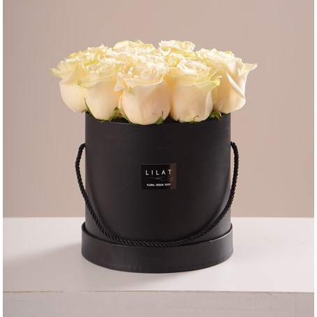 Box of Cream Roses
