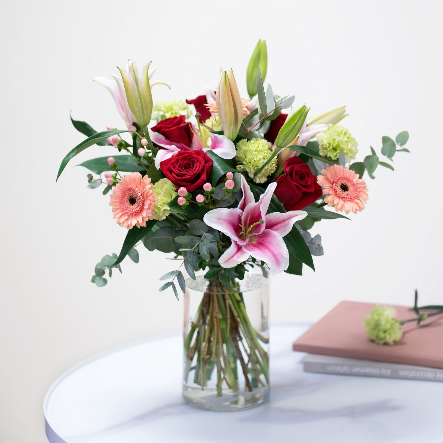 product image for Bouquet of Roses with Lilies