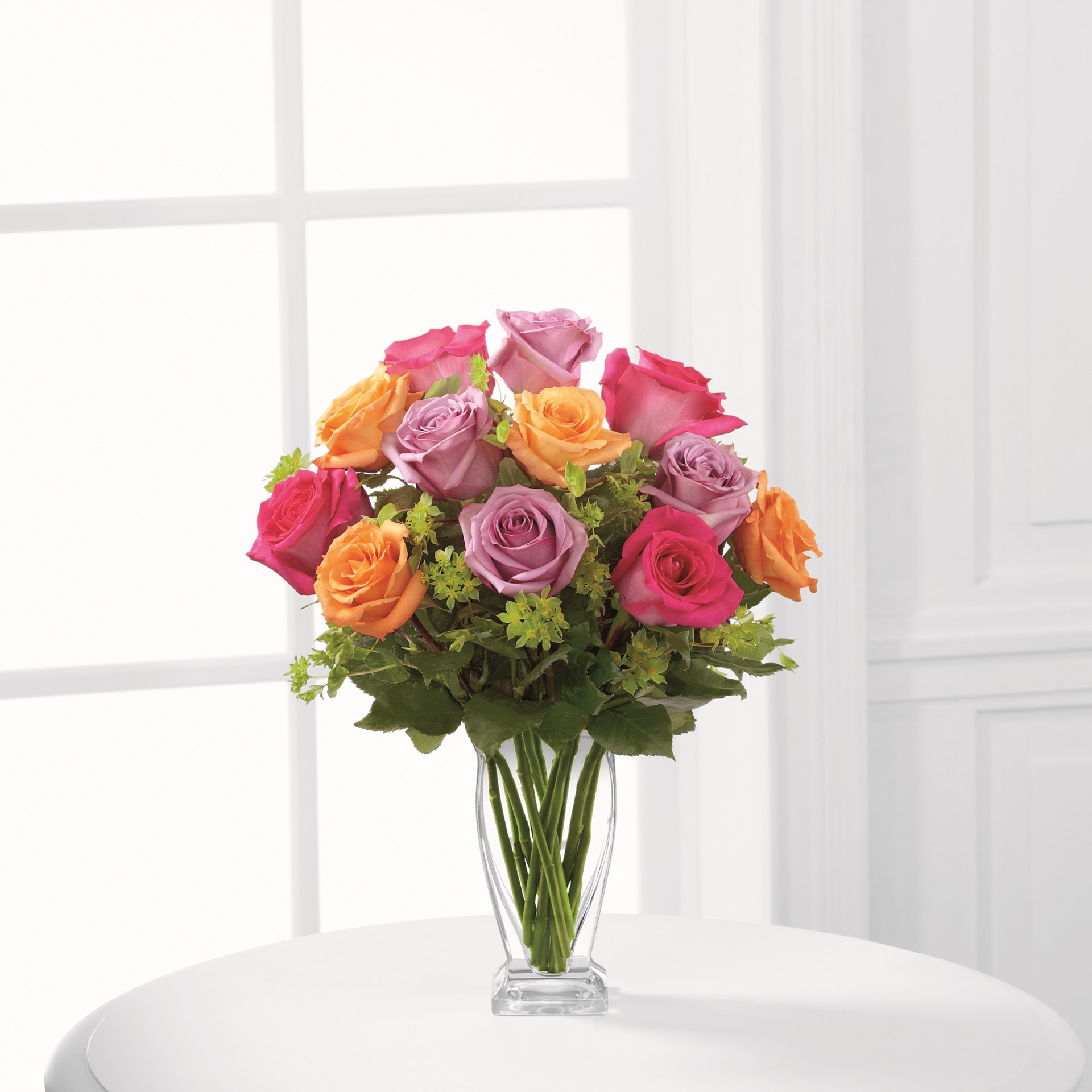 product image for The Pure Enchantment Rose Bouquet by FTD - VASE INCLUDED