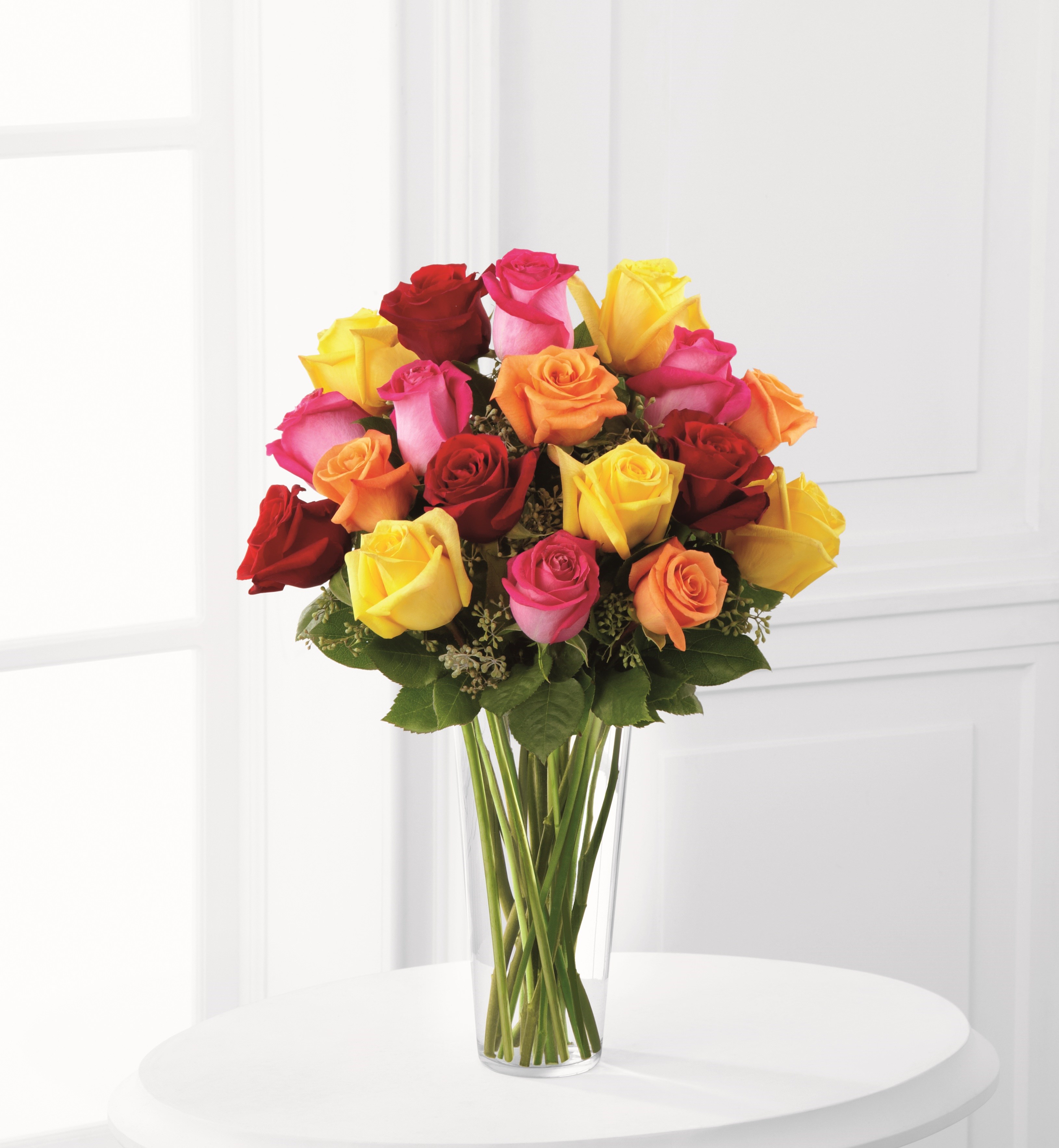 The FTD Bright Spark Rose Bouquet