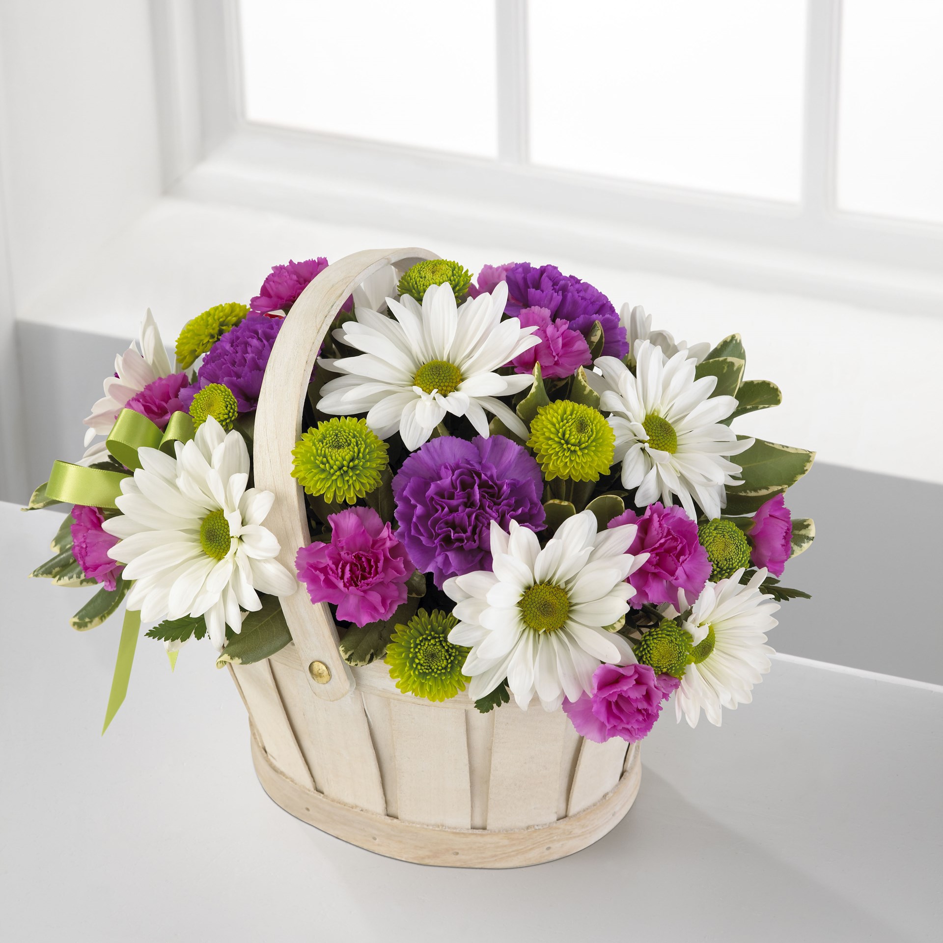 Blooming Bounty Bouquet Basket included