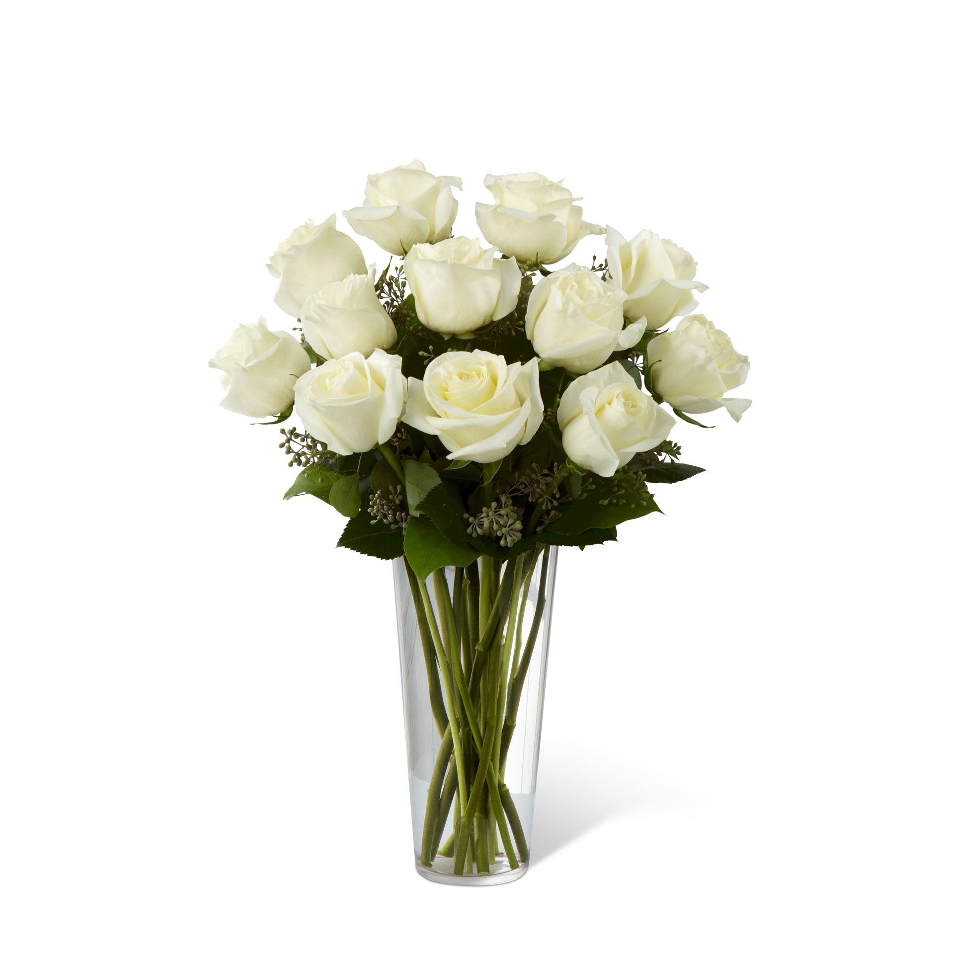 The White Rose Bouquet by FTD VASE INCLUDED