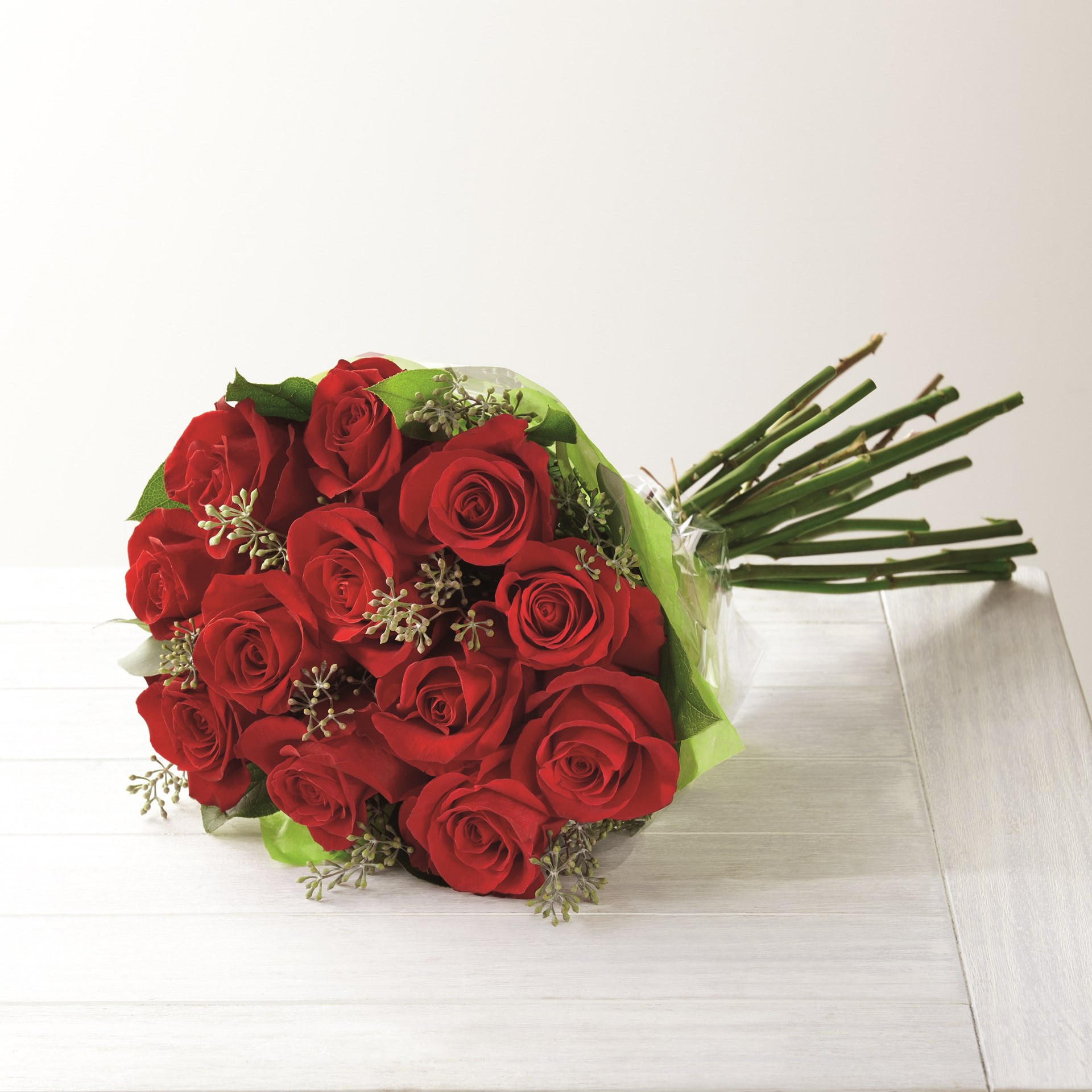 The FTD Red Rose Hand Tied Bouquet Standard