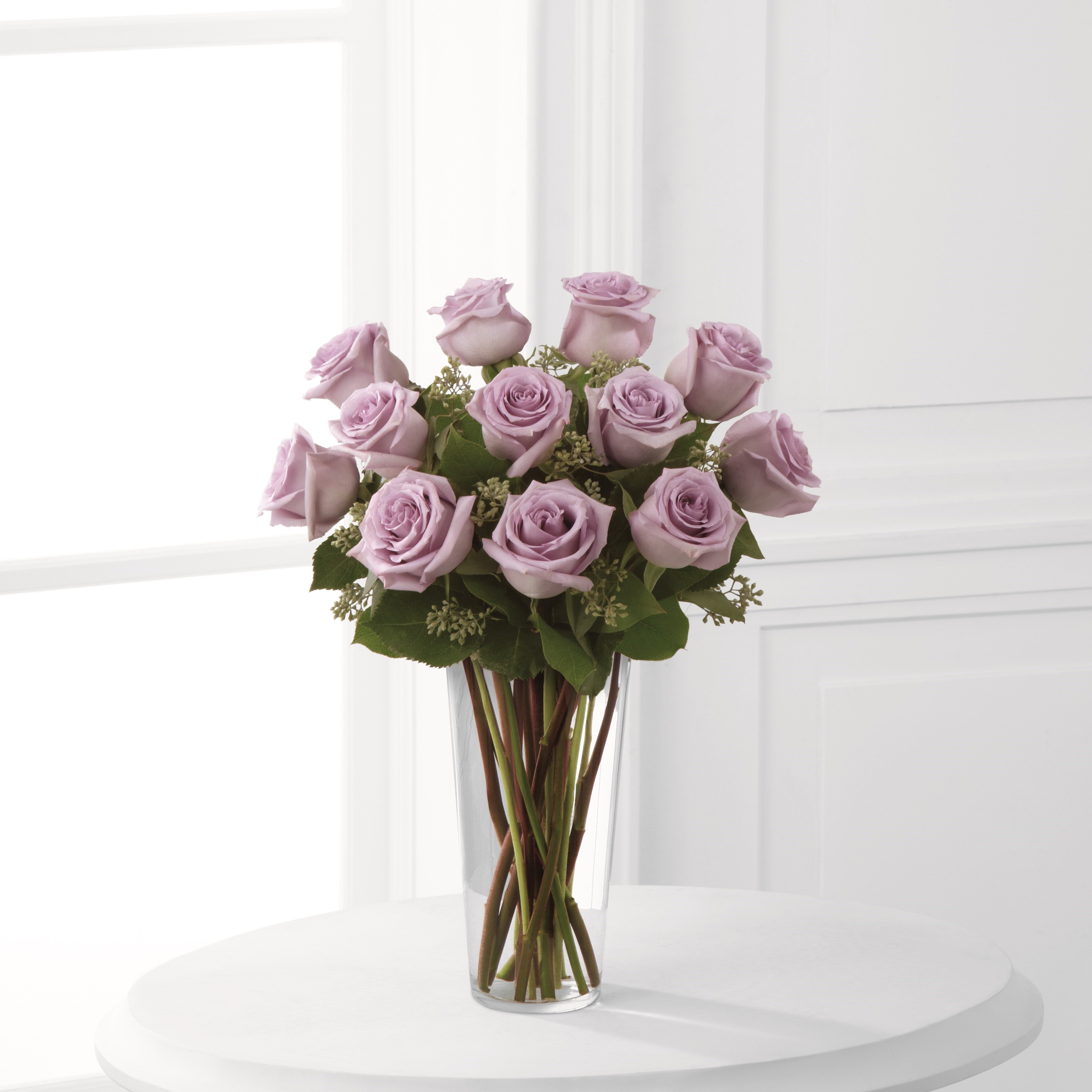 The FTD Lavender Rose Bouquet Deluxe