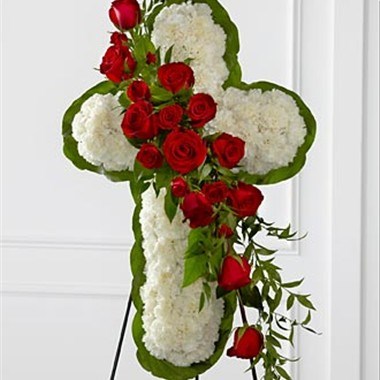 product image for Floral Cross Easel