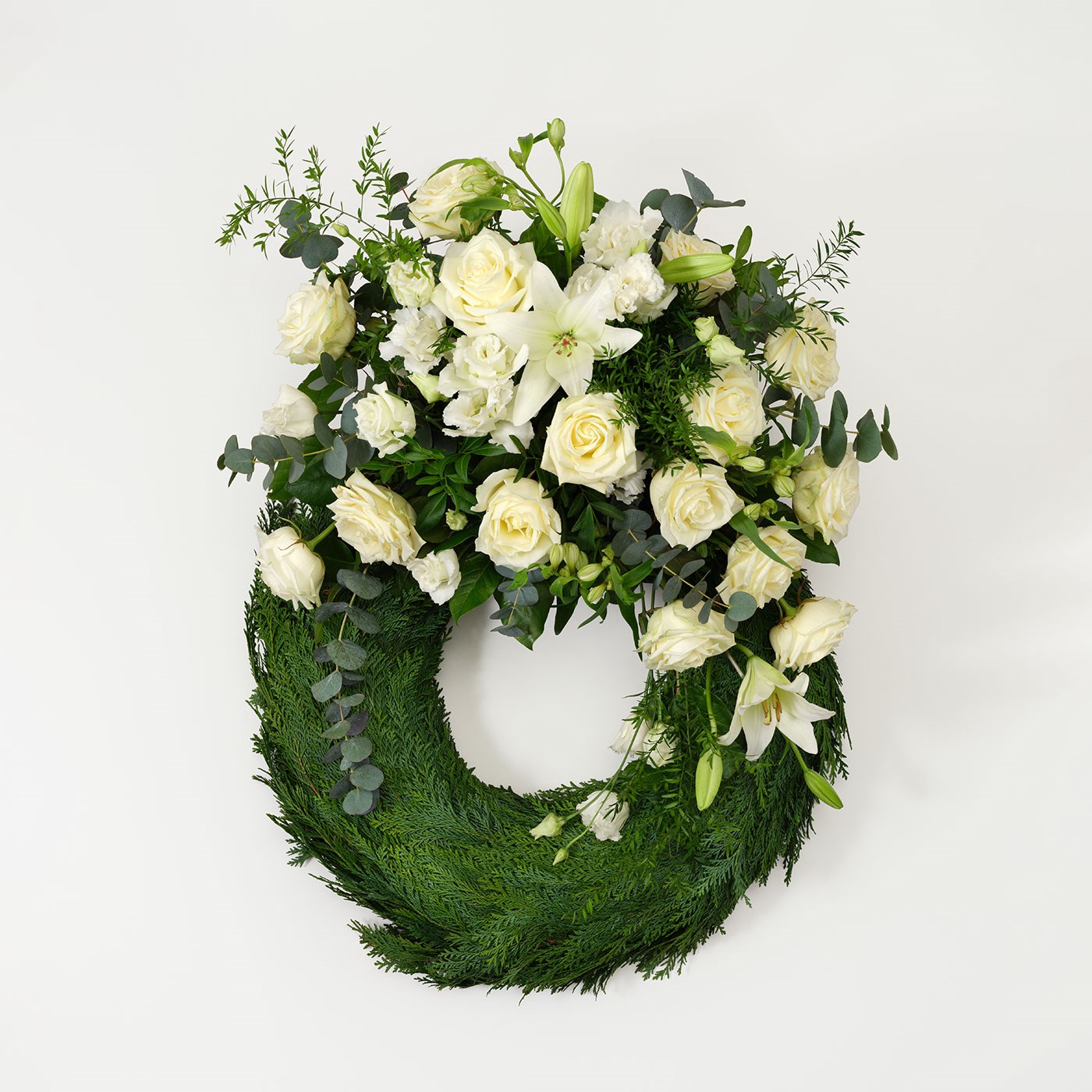 Funeral wreath traditional style