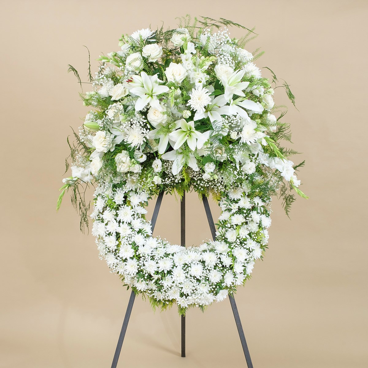 product image for Funeral wreath with white flowers