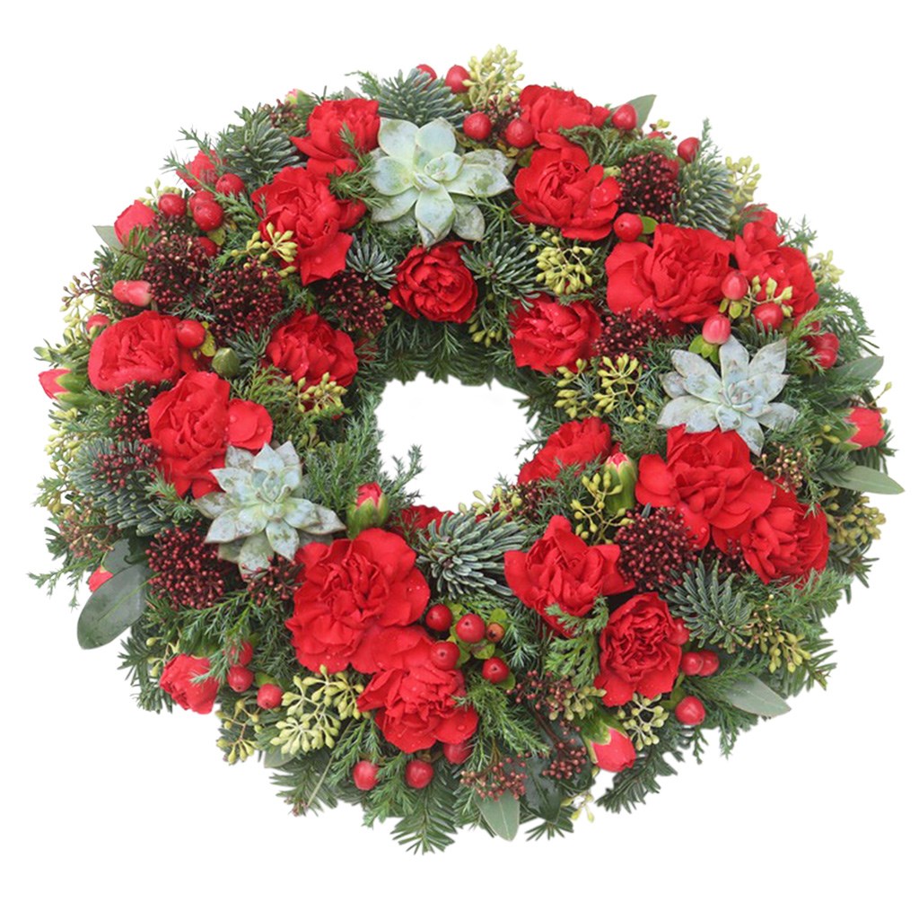 Christmas table wreath