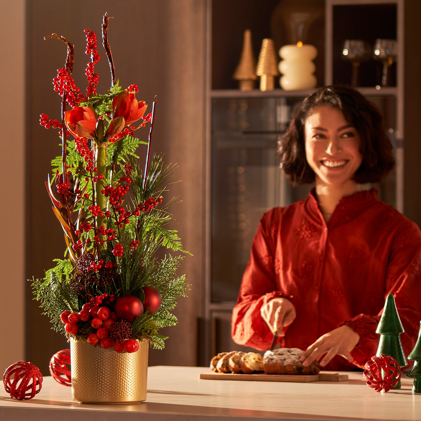 product image for Red Christmas arrangement