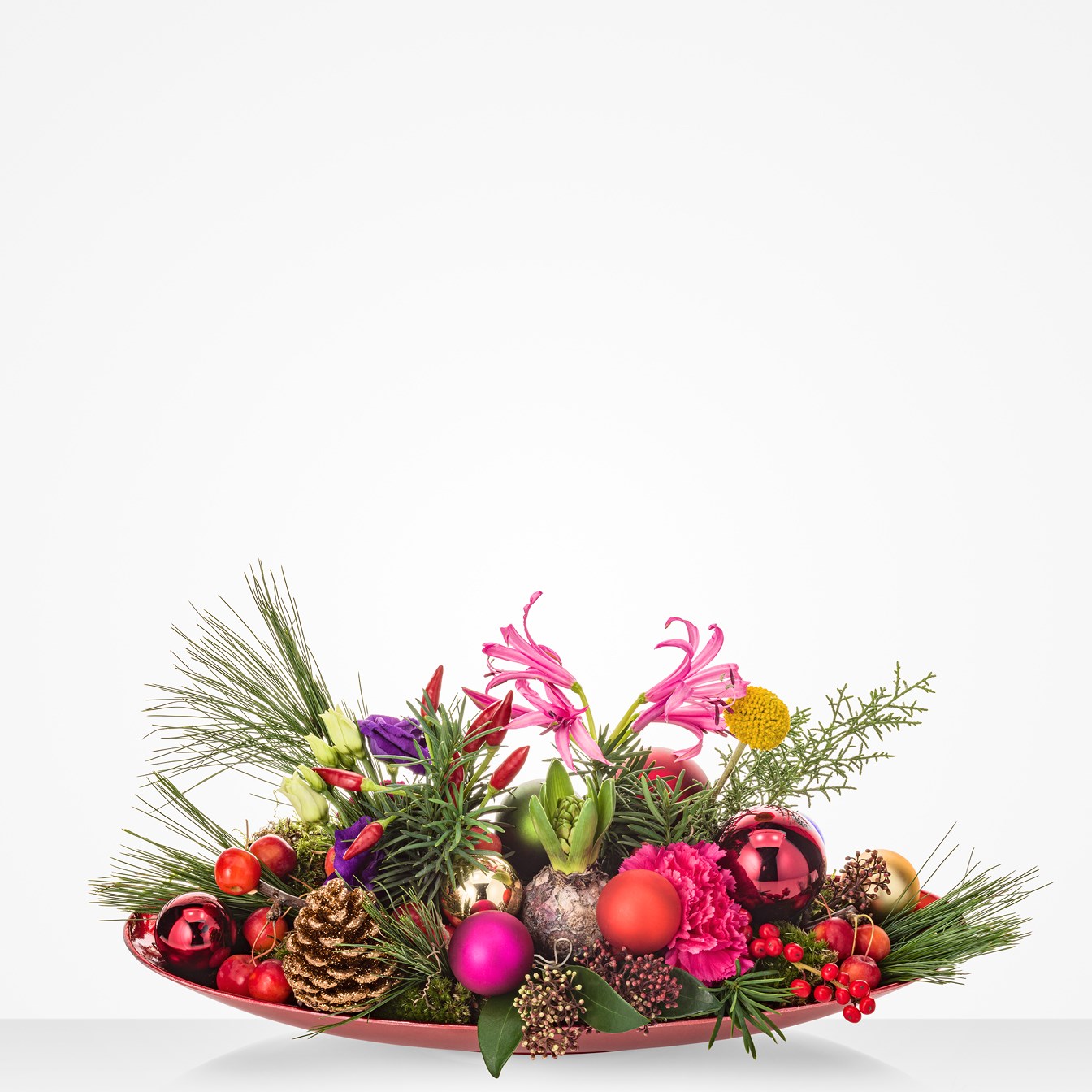 Colorful Christmas arrangement