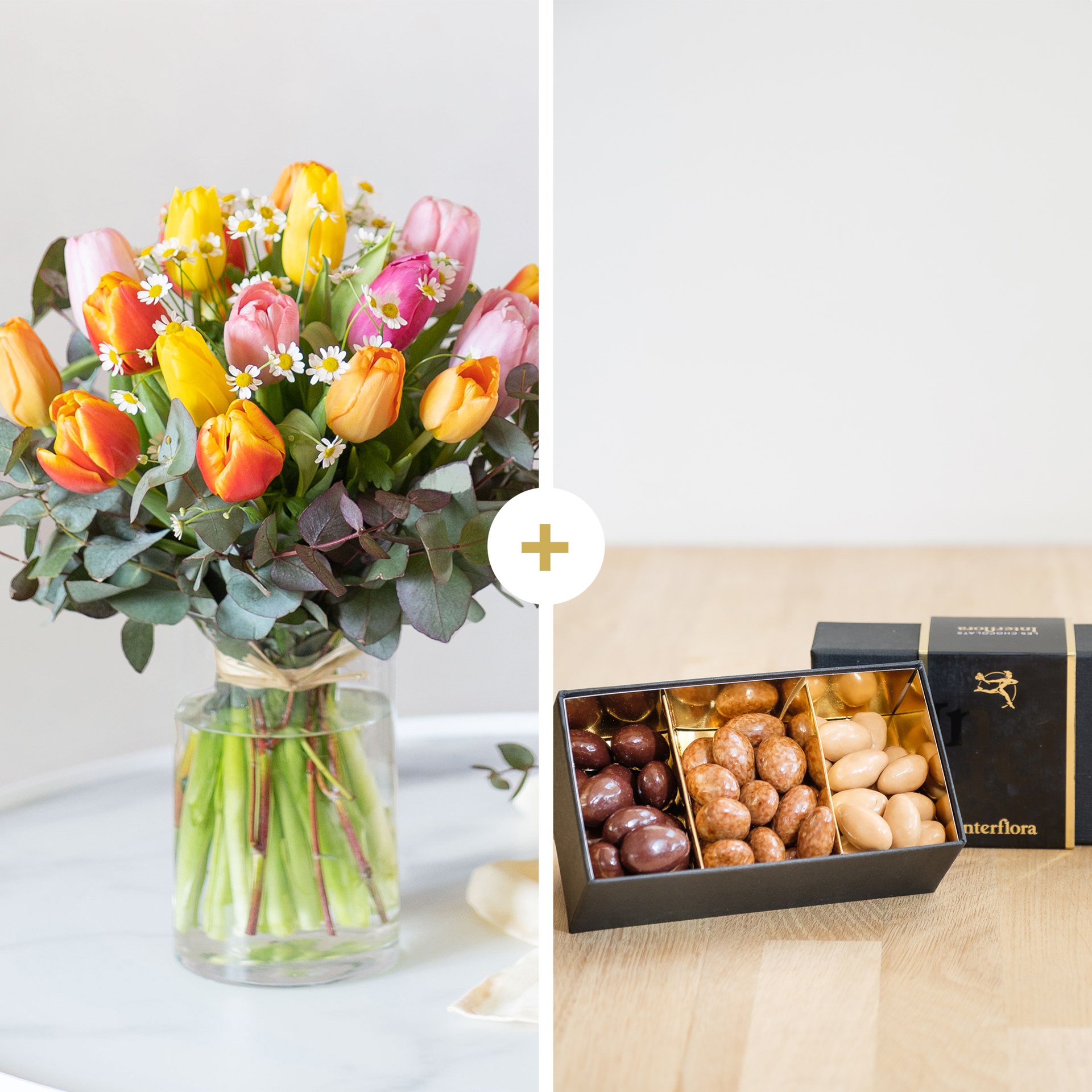 product image for Nos charmantes tulipes et ses amandes au chocolat
