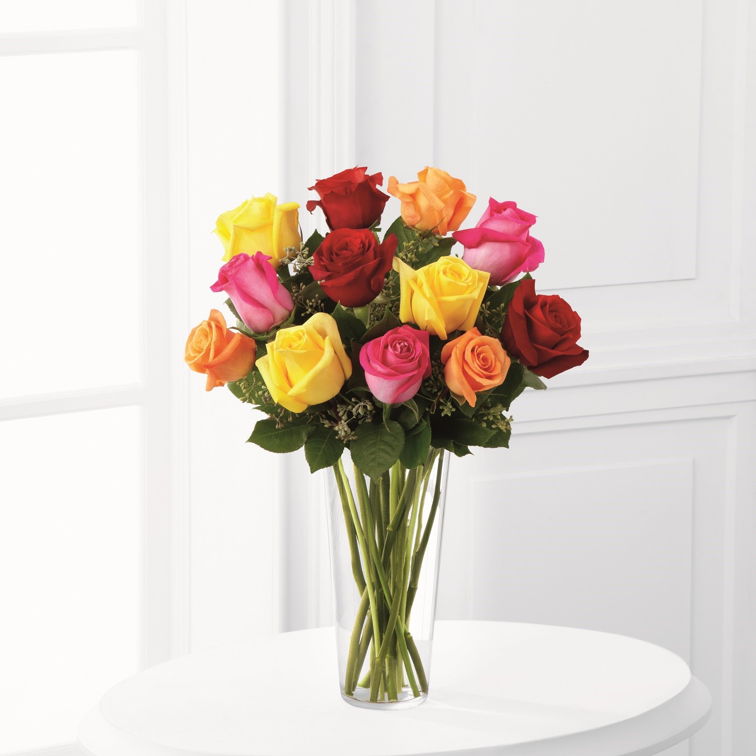 The FTD Bright Spark Rose Bouquet