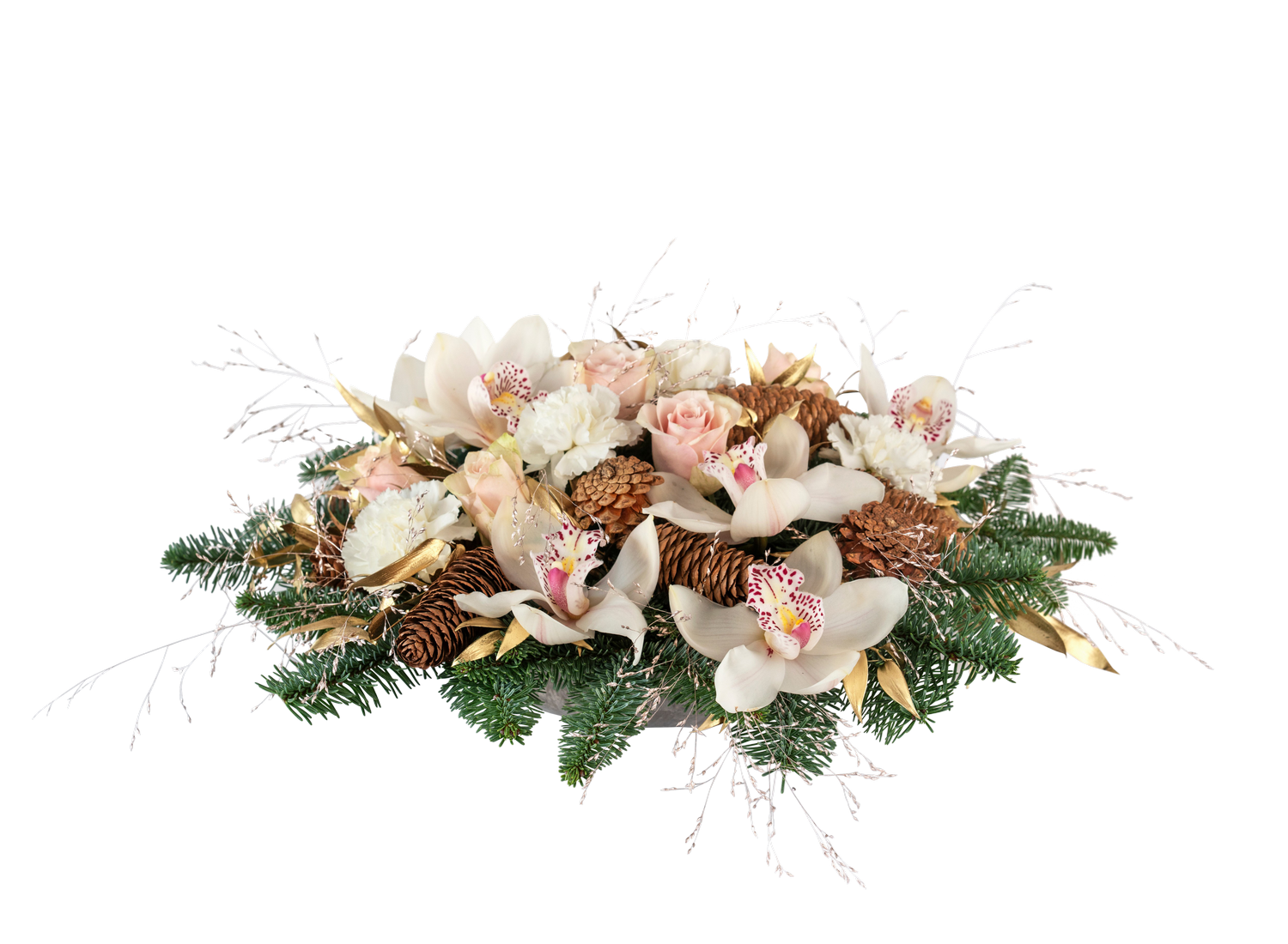 Christmas Centerpiece Cream 240560