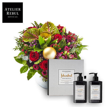 Red Christmas bouquet Atelier Rebul TM