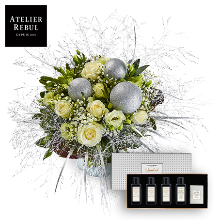 White Christmas bouquet Atelier Rebul TM