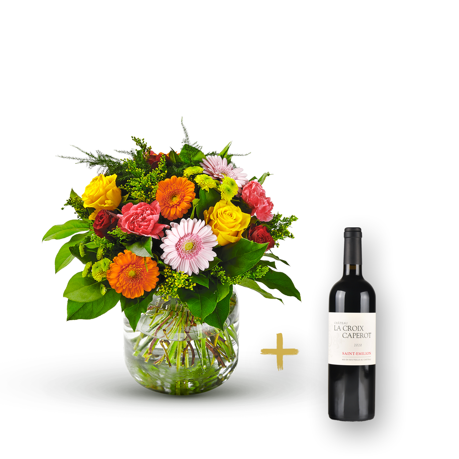 product image for Colorful bouquet with St-Emilion