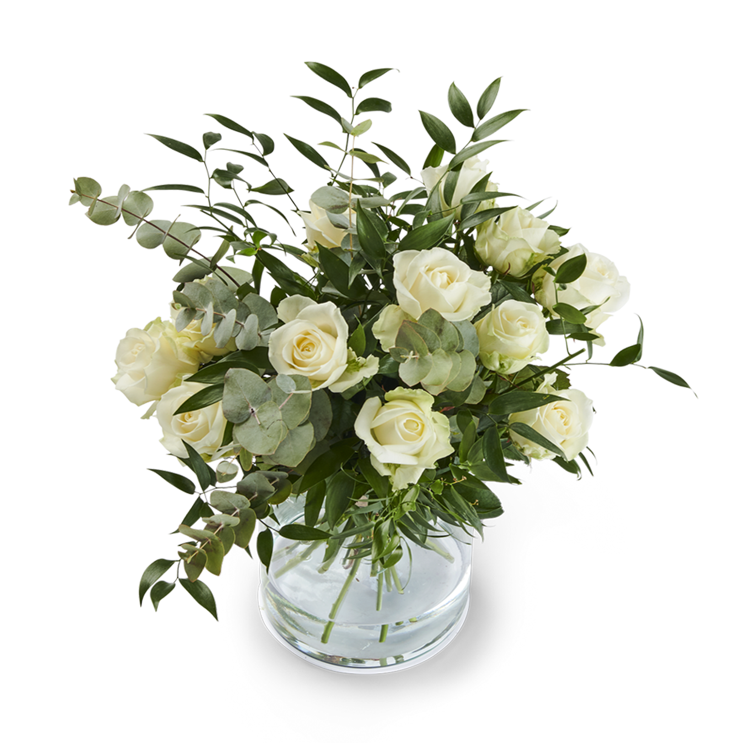 product image for Bouquet with 12 white roses