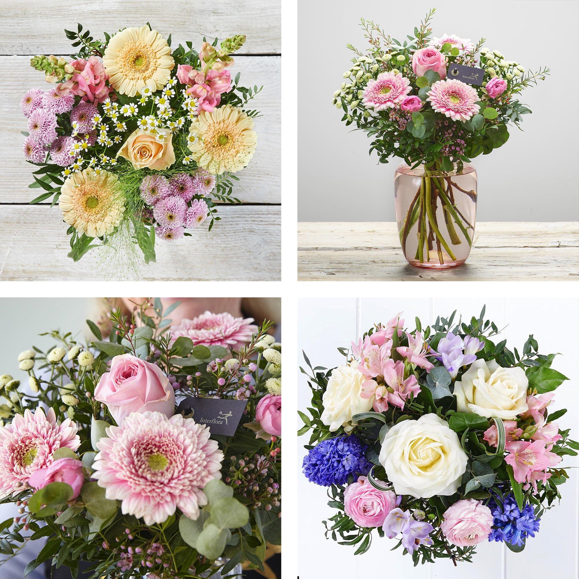 Hand-crafted Pastel Bouquet in a vase