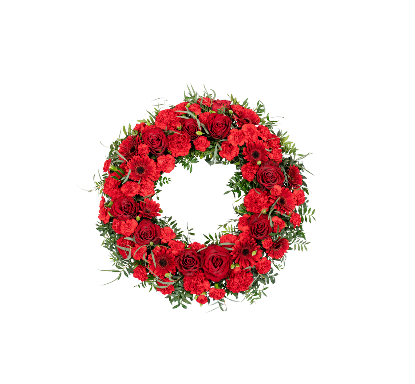 product image for Funeral Wreath Red  with Ribbon 248037