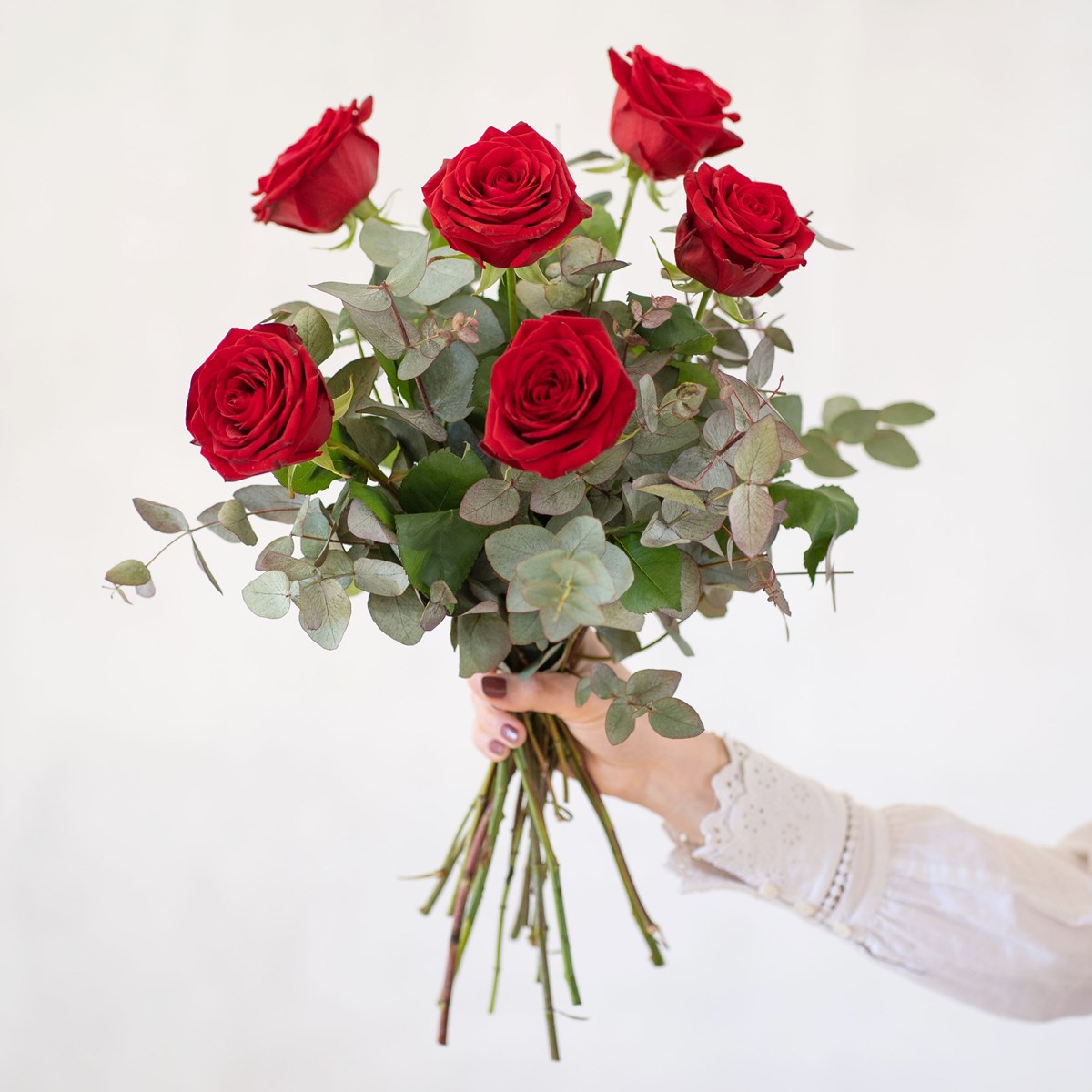 Red Roses Six Types Bouquet of 6 red roses
