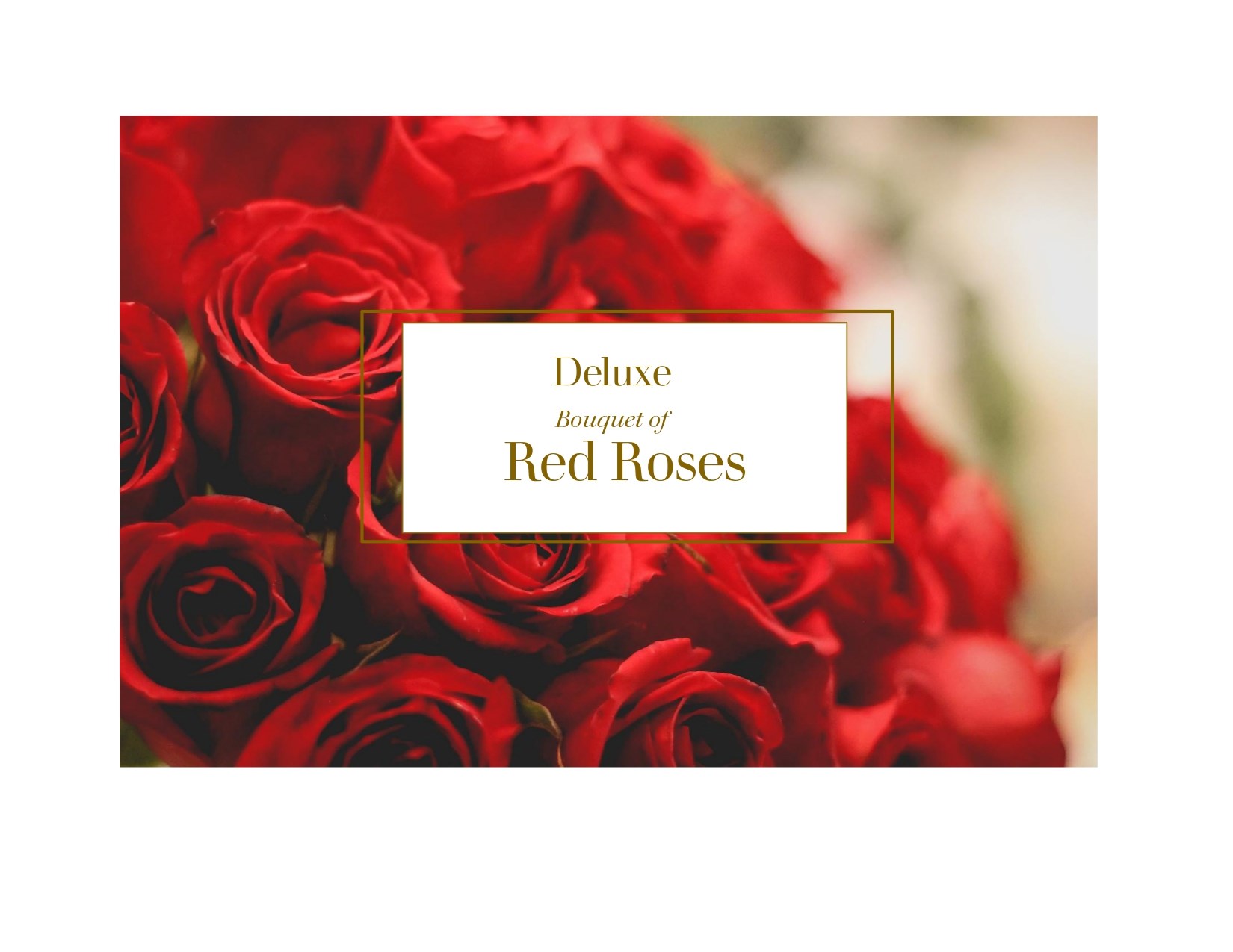 Deluxe Bouquet of Red Roses