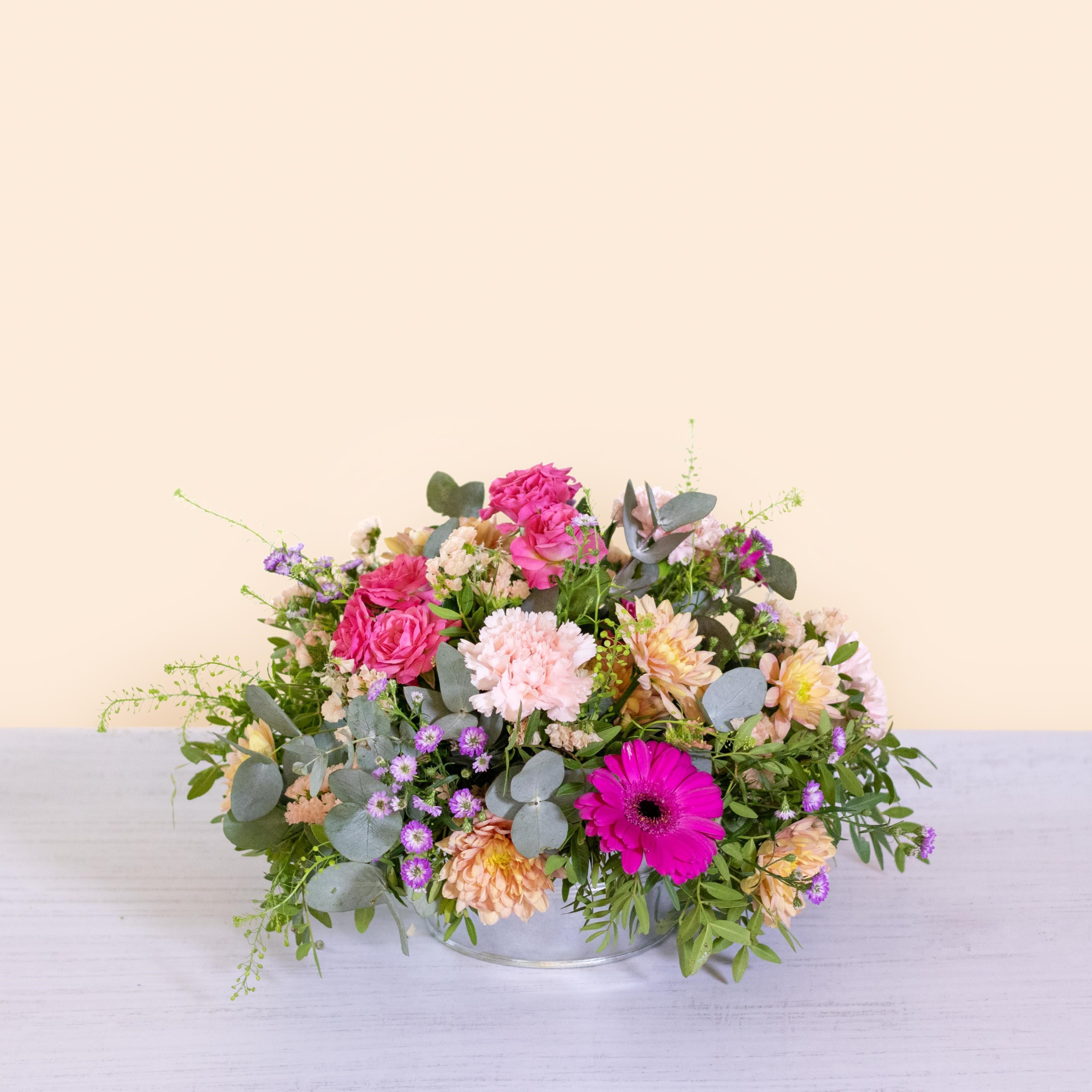 Centrepiece of Fuchsia Gerbera Daisies