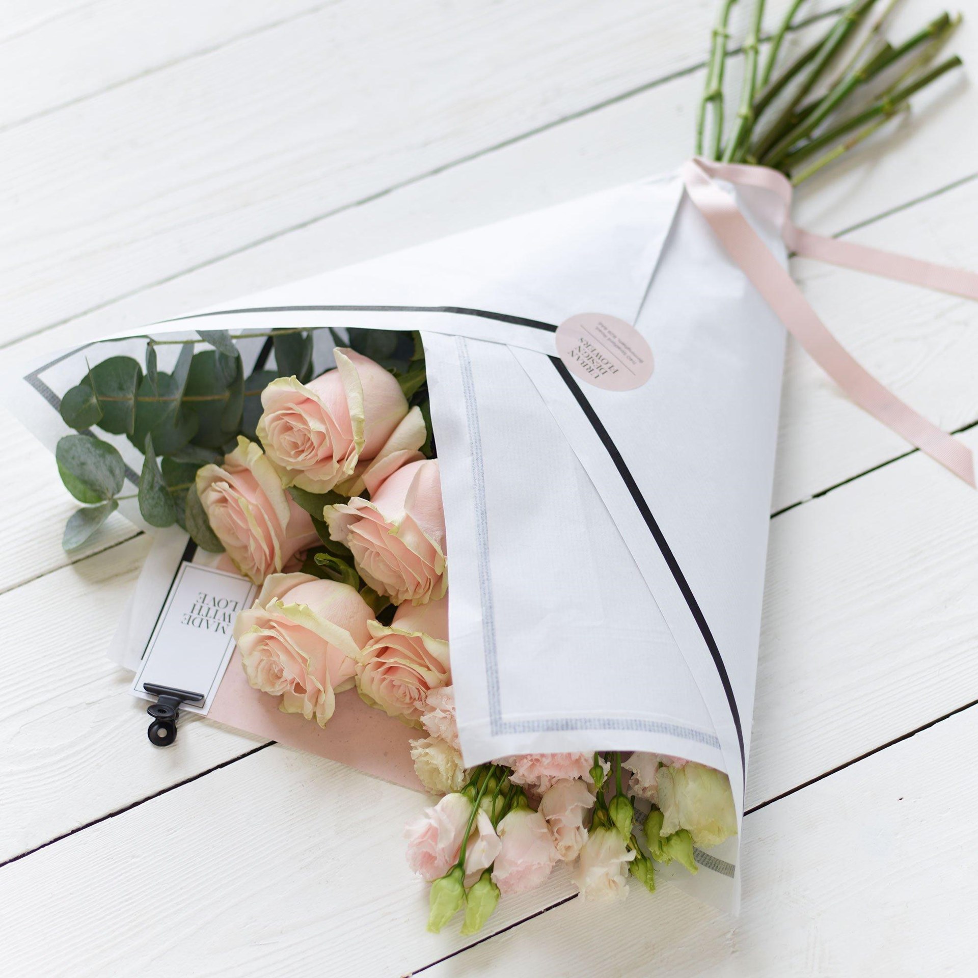 product image for Beautifully Simple Pink Flower Wrap