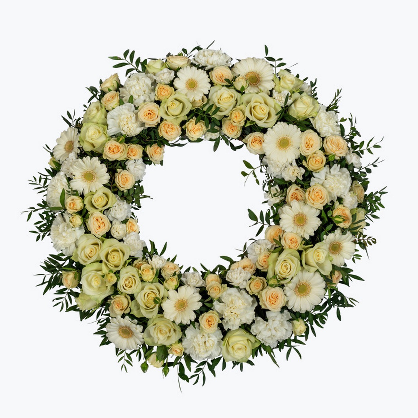 Funeral Wreath w ribbon 248006