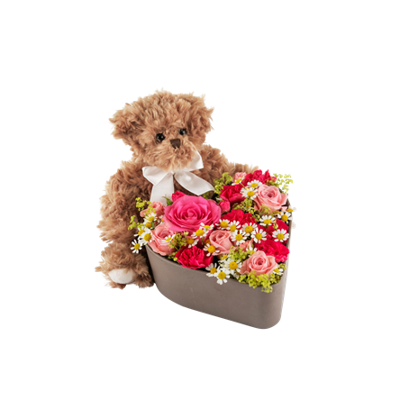 Loveheart and Teddy 250338