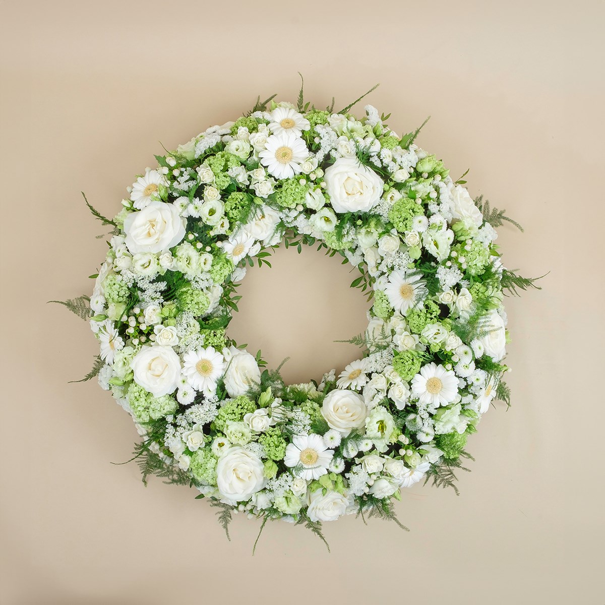 product image for Funeral wreath with roses and gerberas