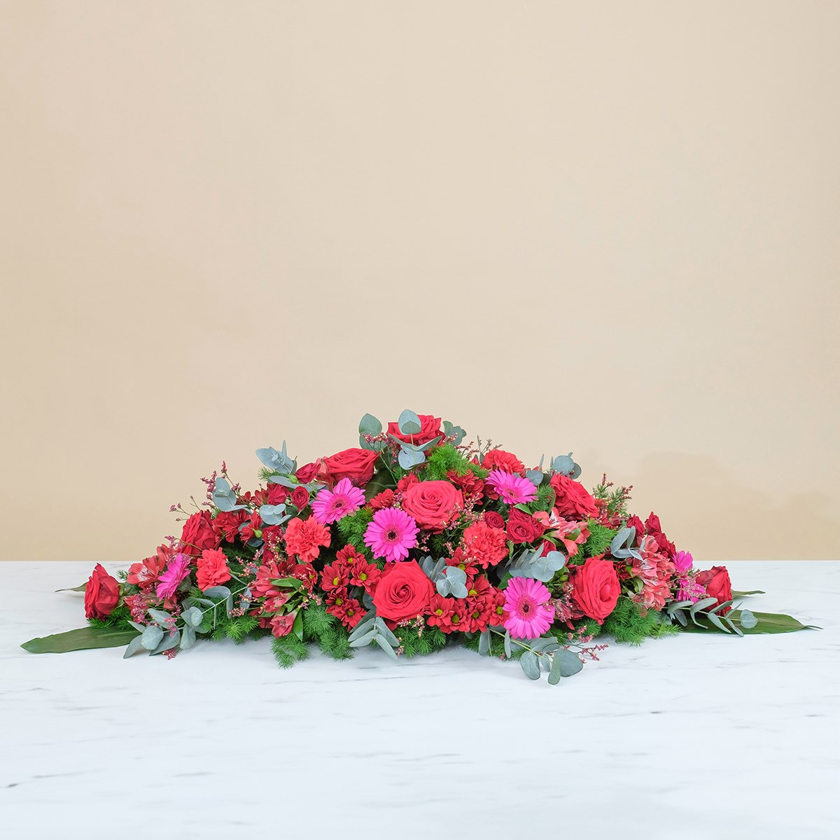 product image for Coffin cover with red roses