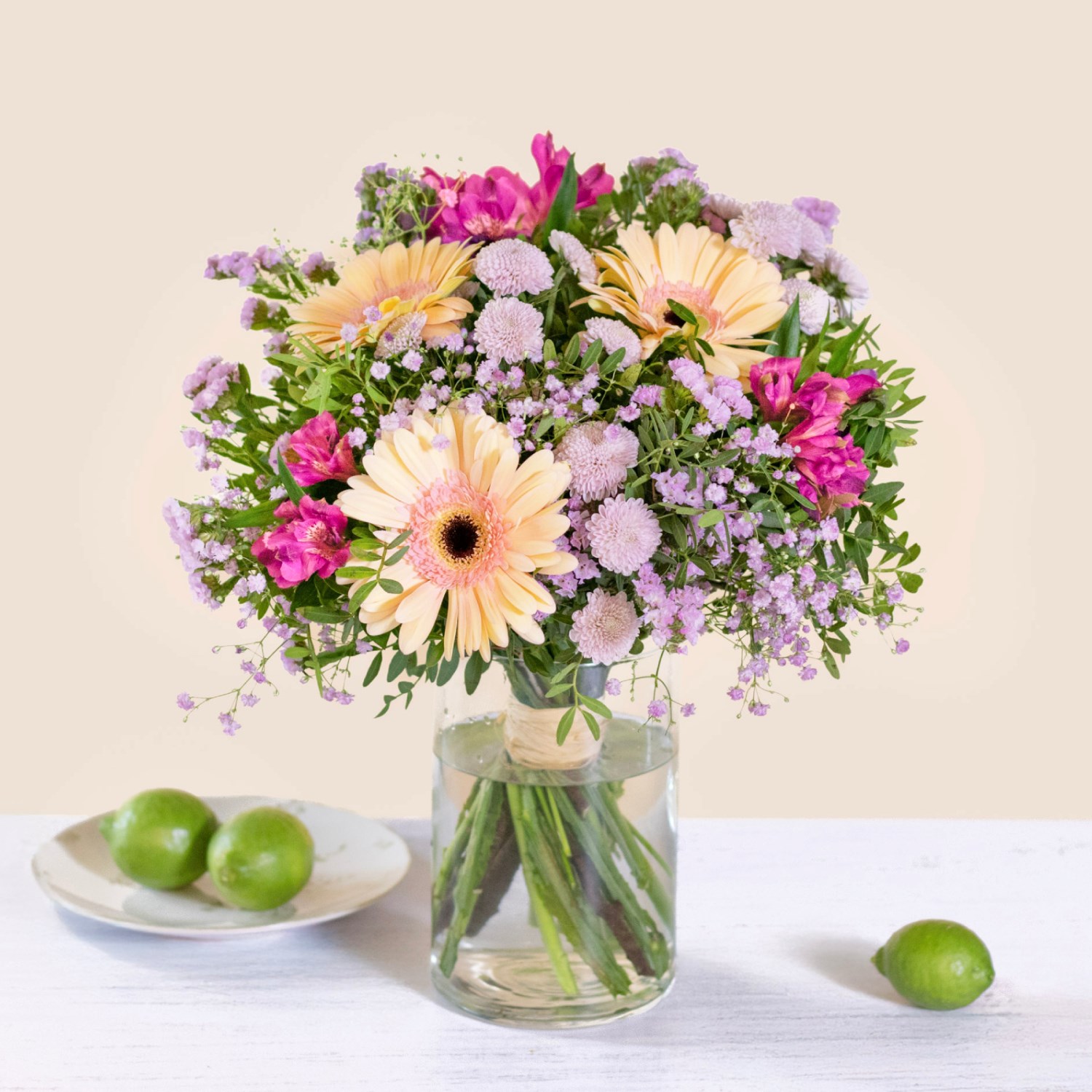 product image for Thank you mom - Mixed bouquet in slamon pink and lilac tones