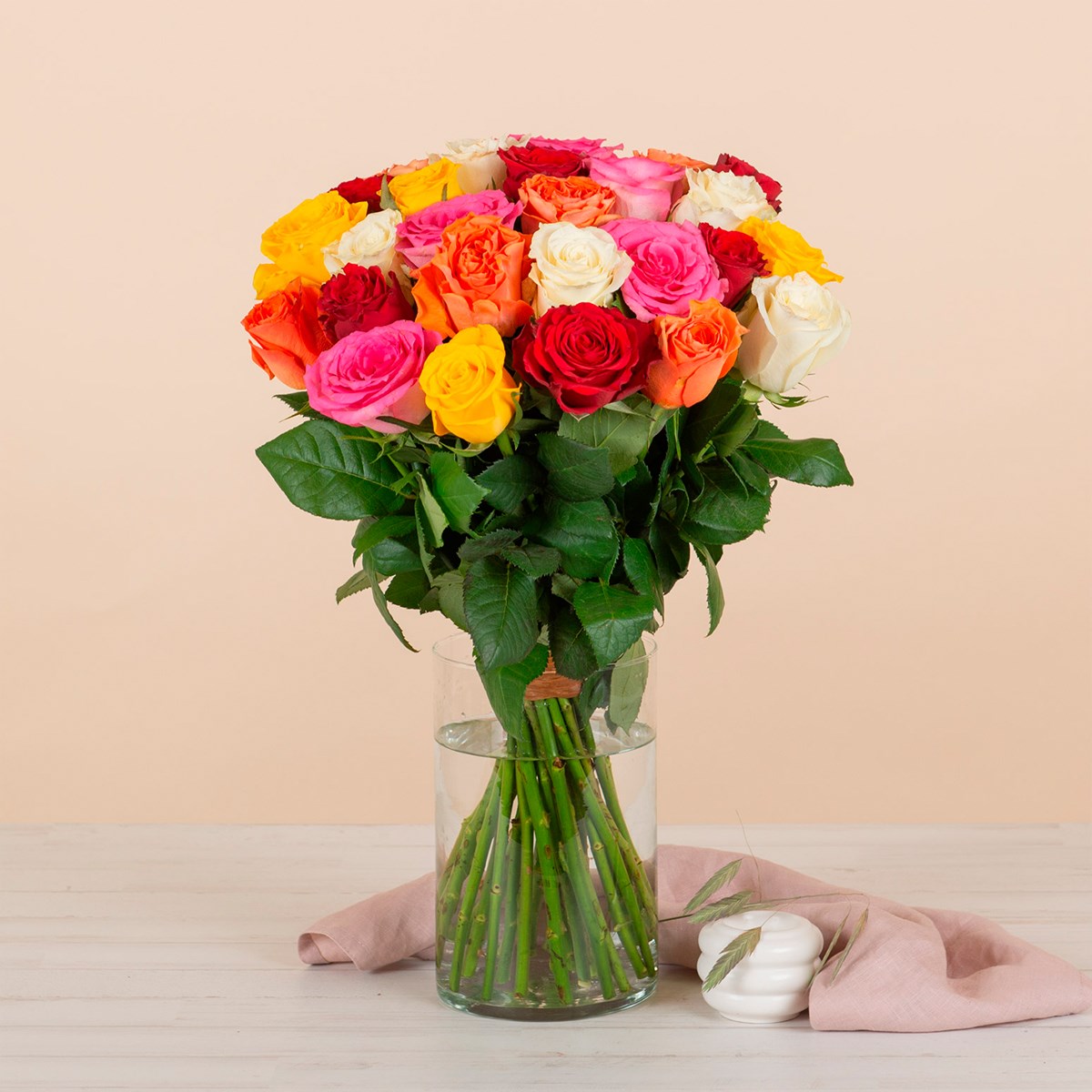 product image for Bouquet of multicolored short roses